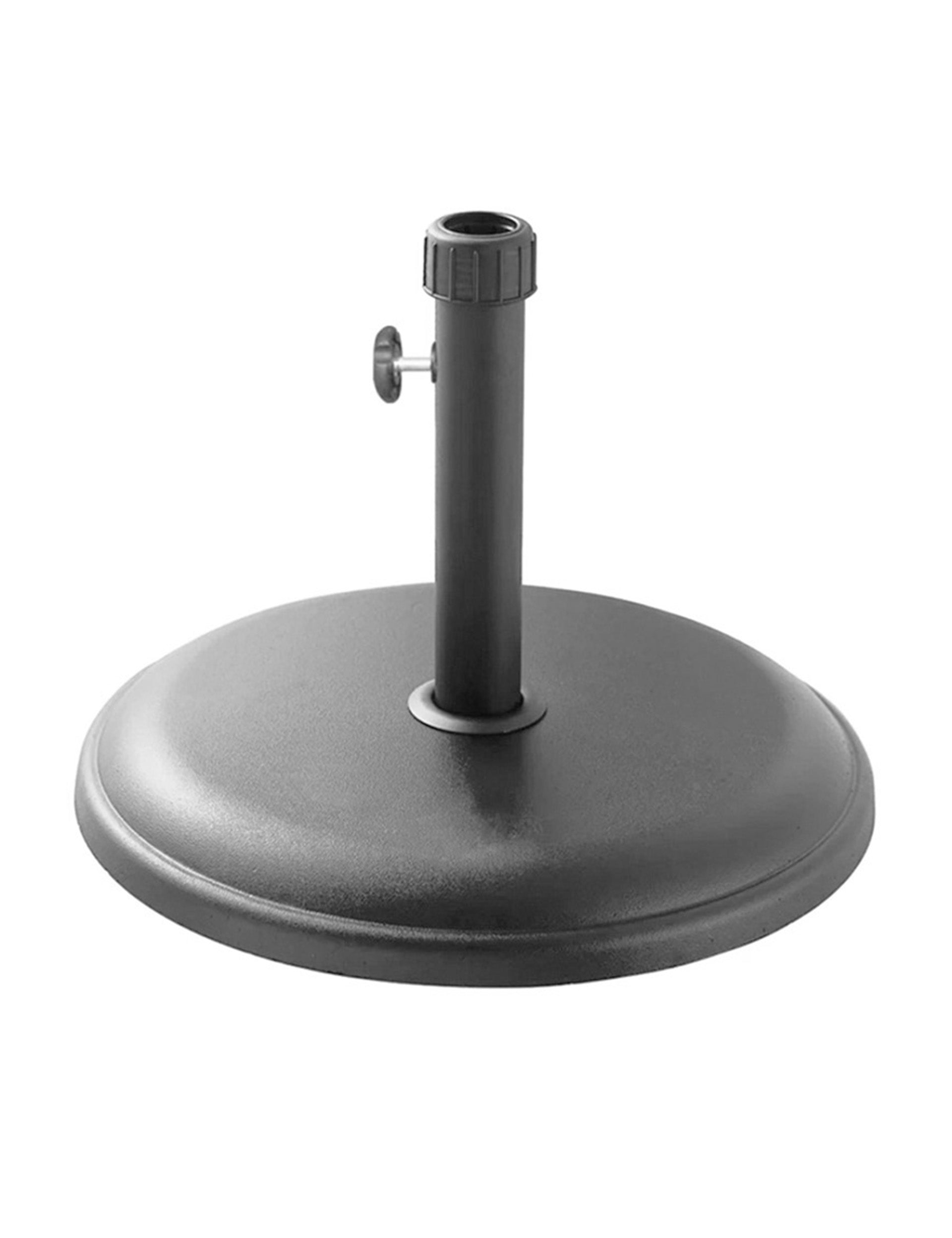 Polycrete Outdoor Parasol Base 16kg Round - Grey