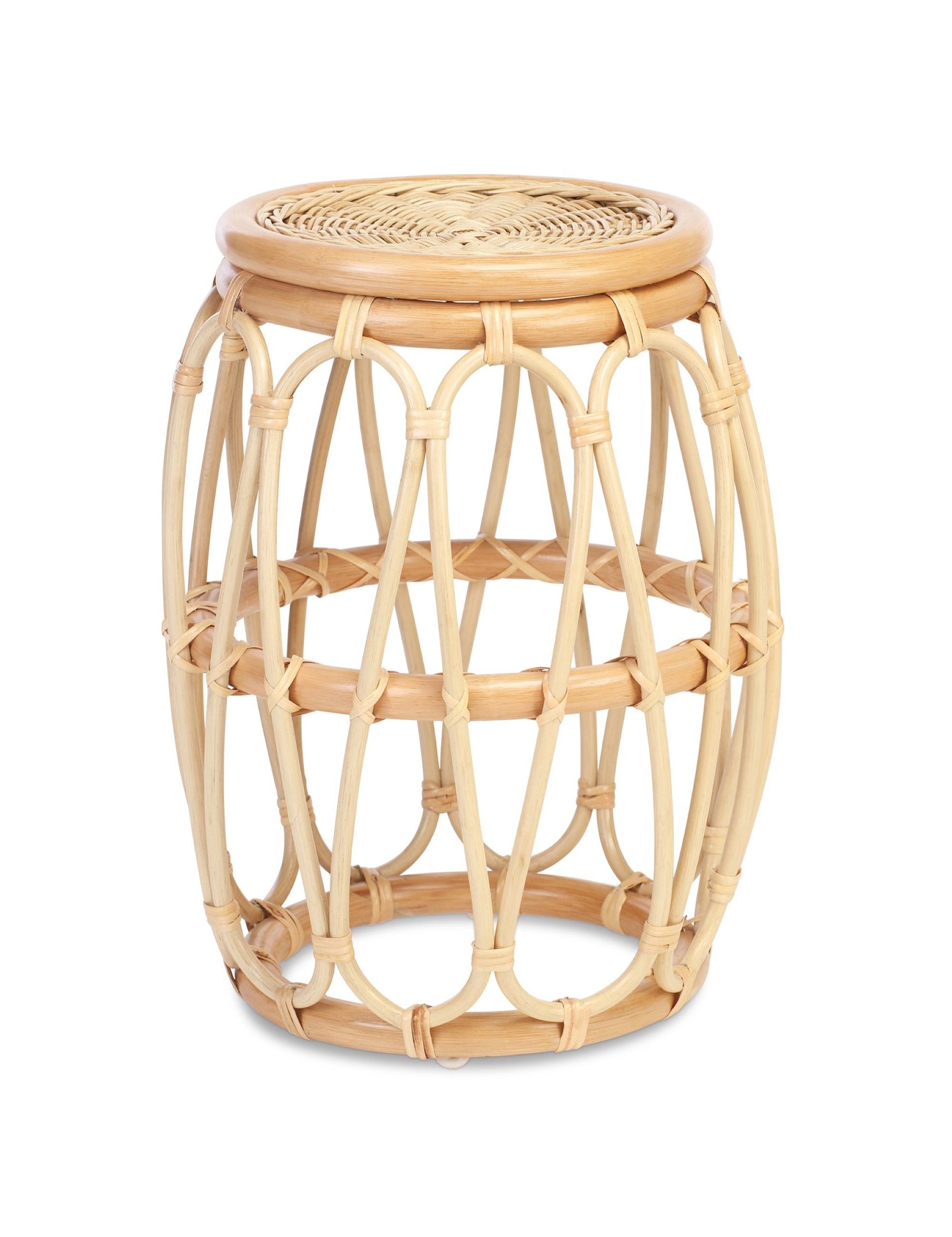 Natural Kyoto Rattan Lamp Table