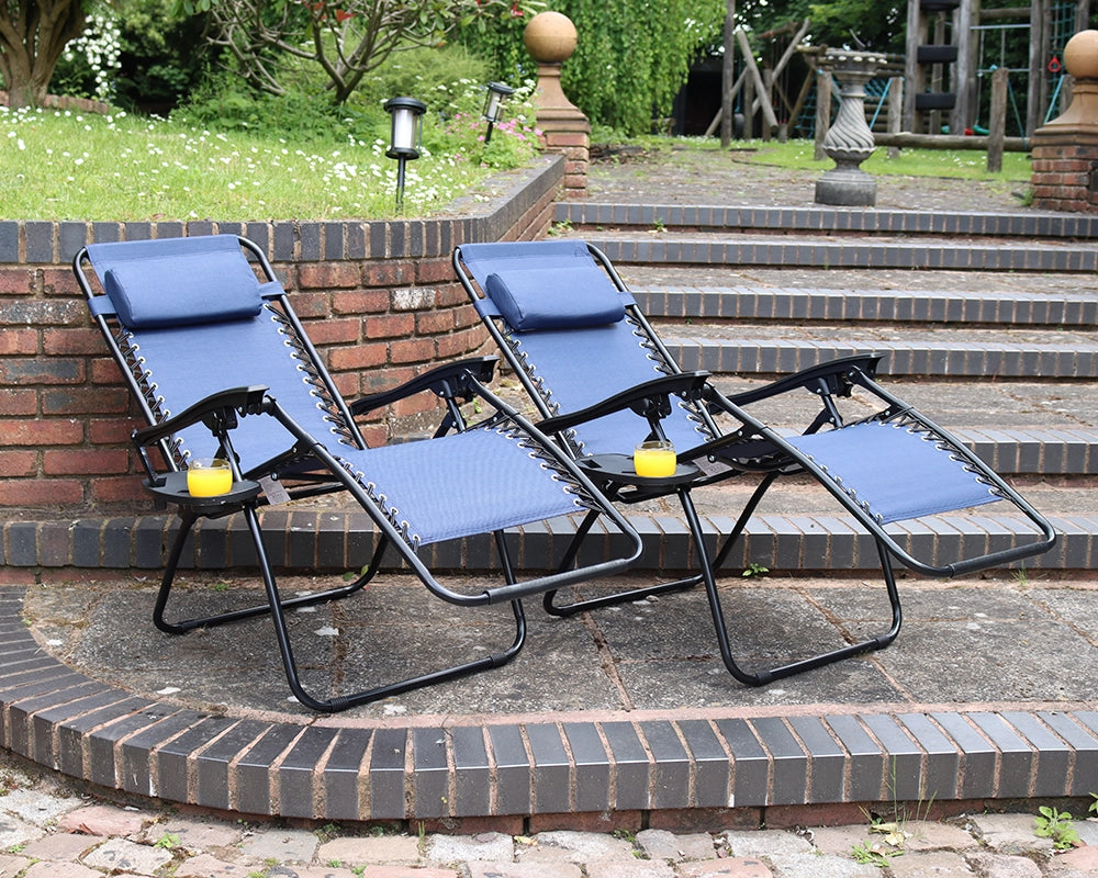 Zero Gravity Relaxer 2pcs - Dark Blue