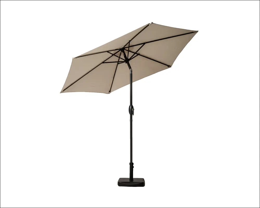 Crank and Tilt Parasol Powder Coated Pole - Ivory, 2.5M