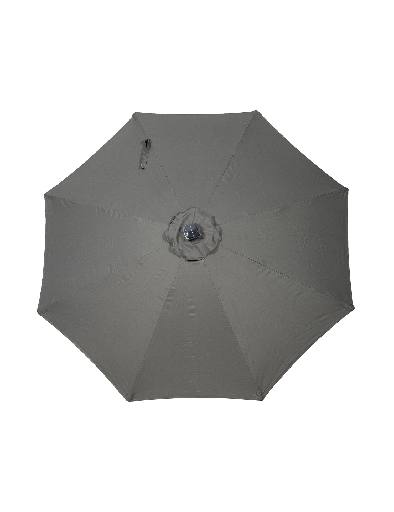 Crank and Tilt LED Strip Parasol - Grey