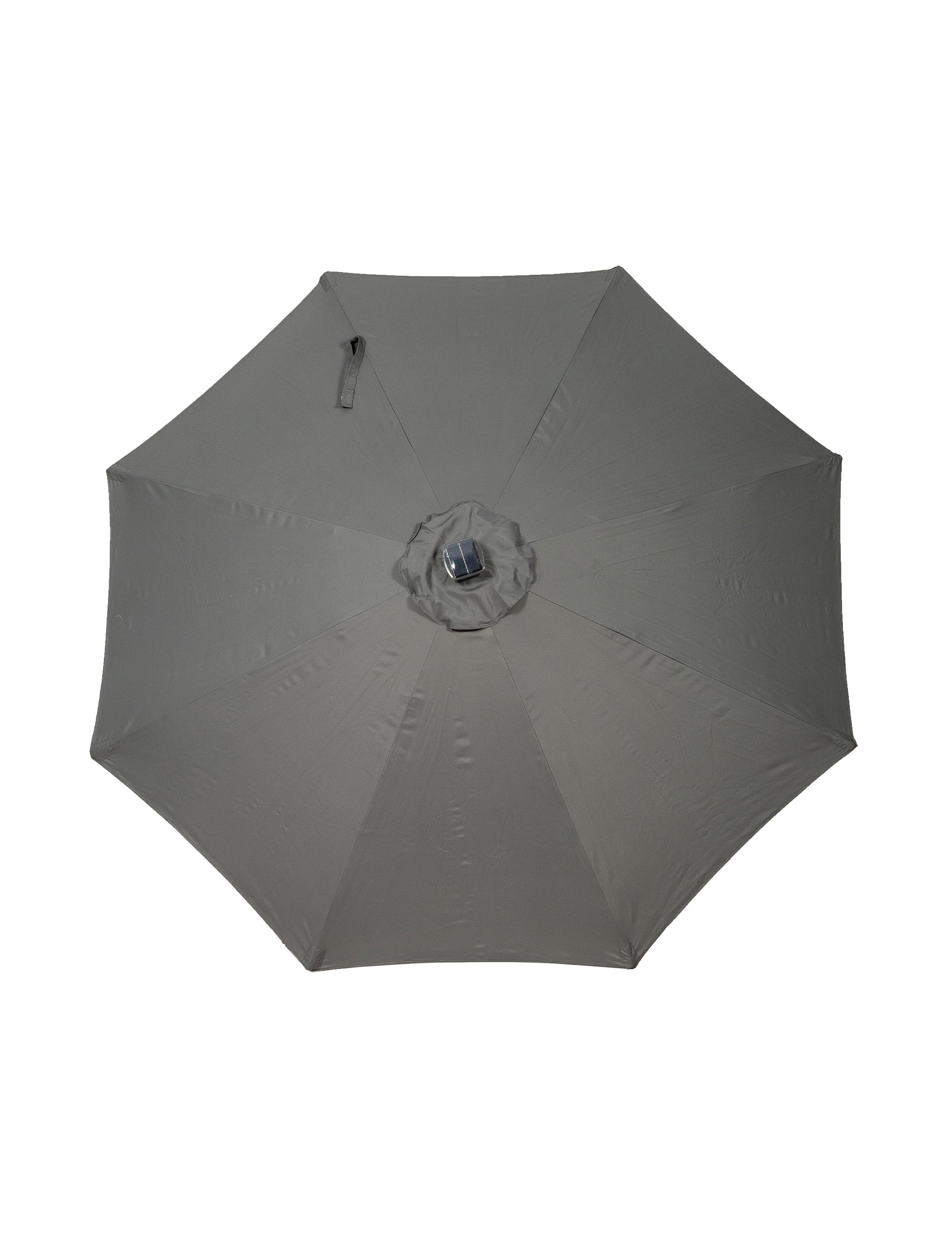 Crank and Tilt LED Strip Parasol - Grey