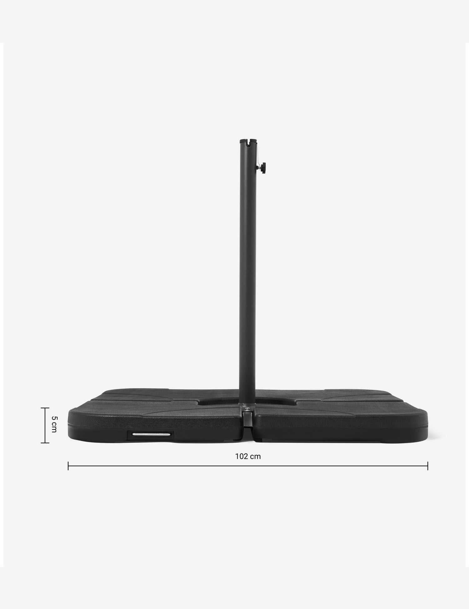 Water Fillable Base For Cross Base Cantilever Parasol