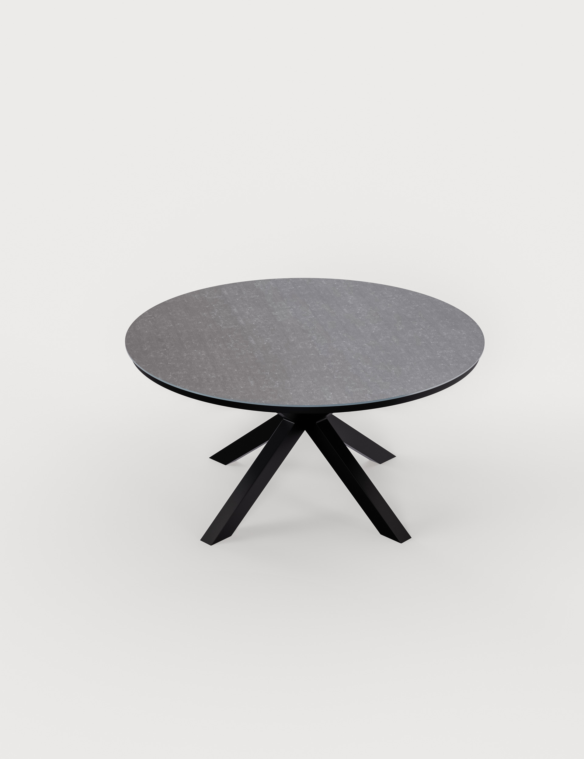 Aspen 6 Seater Round Ceramic Glass Dining Set with Aspen Rope Chairs