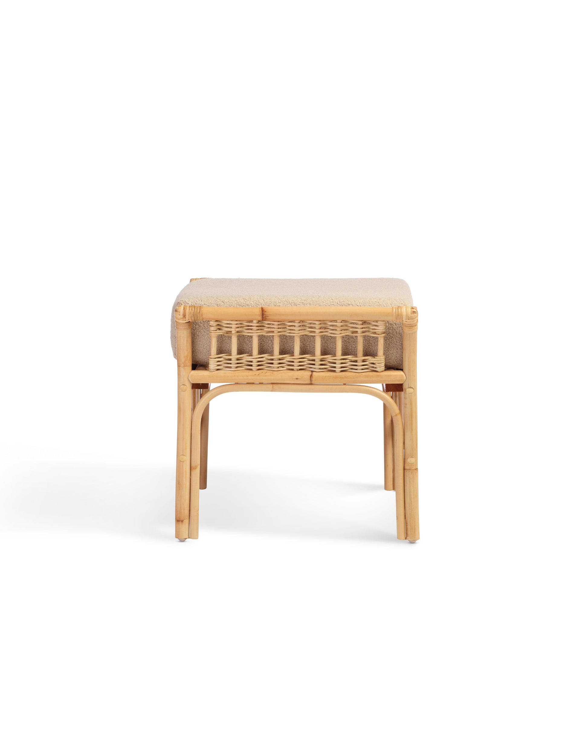 Kyoto Handcrafted Rattan Footstool