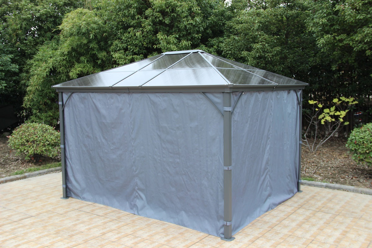 Lugano Premium Polycarbonate Gazebo - 3M x 3.6M