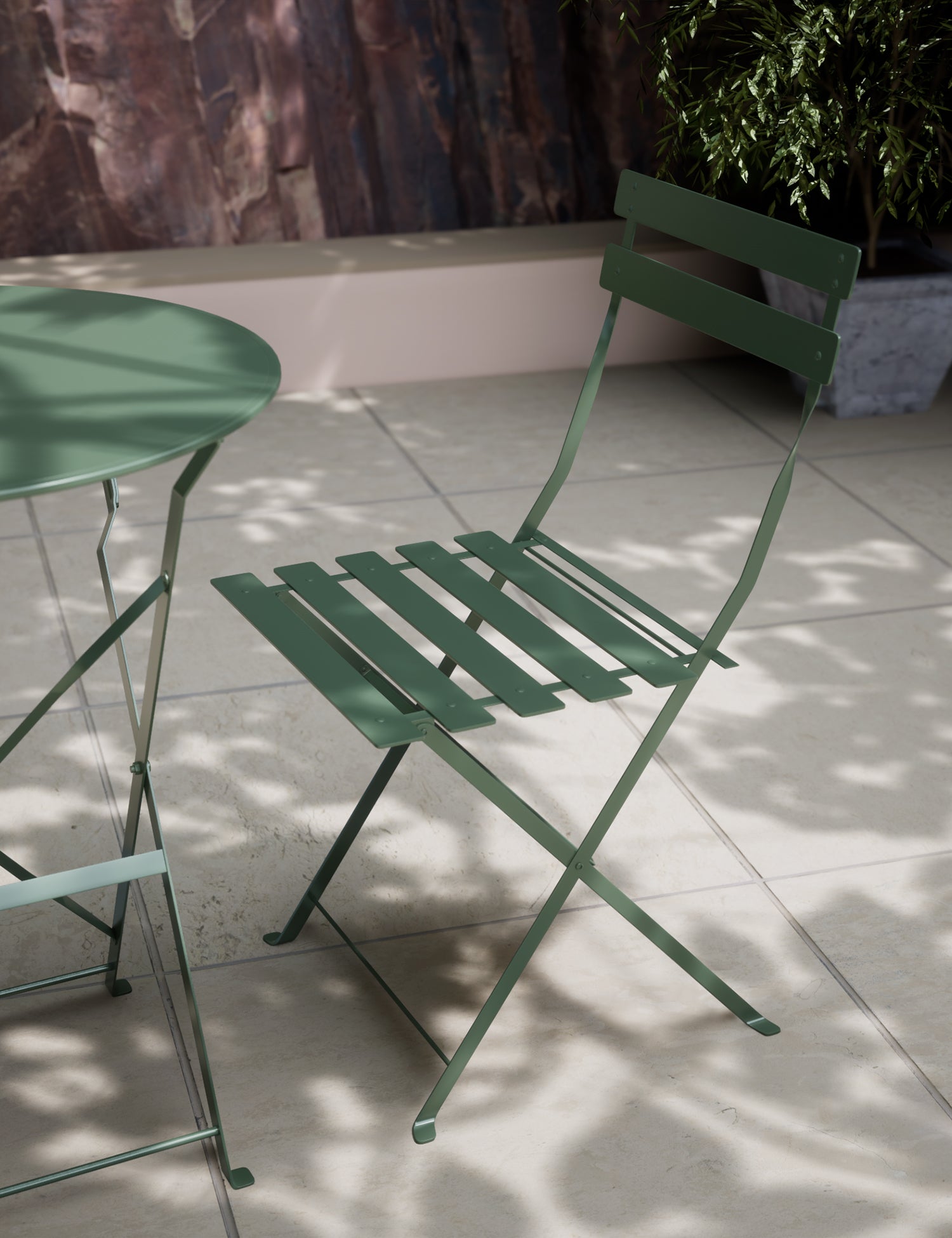 PADSTOW Folding Bistro Set Olive