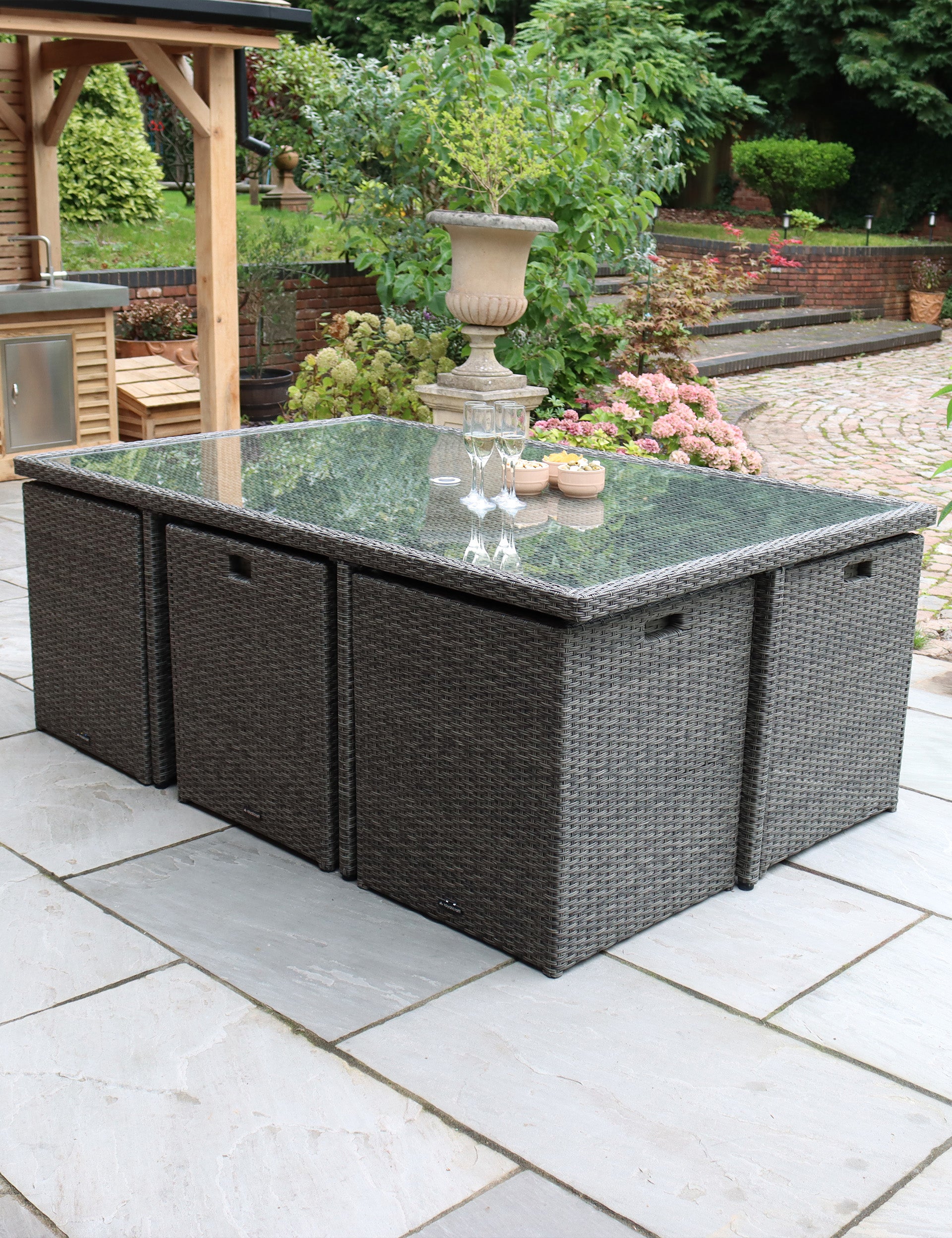 Paris 10 Seater Cube Dining Set