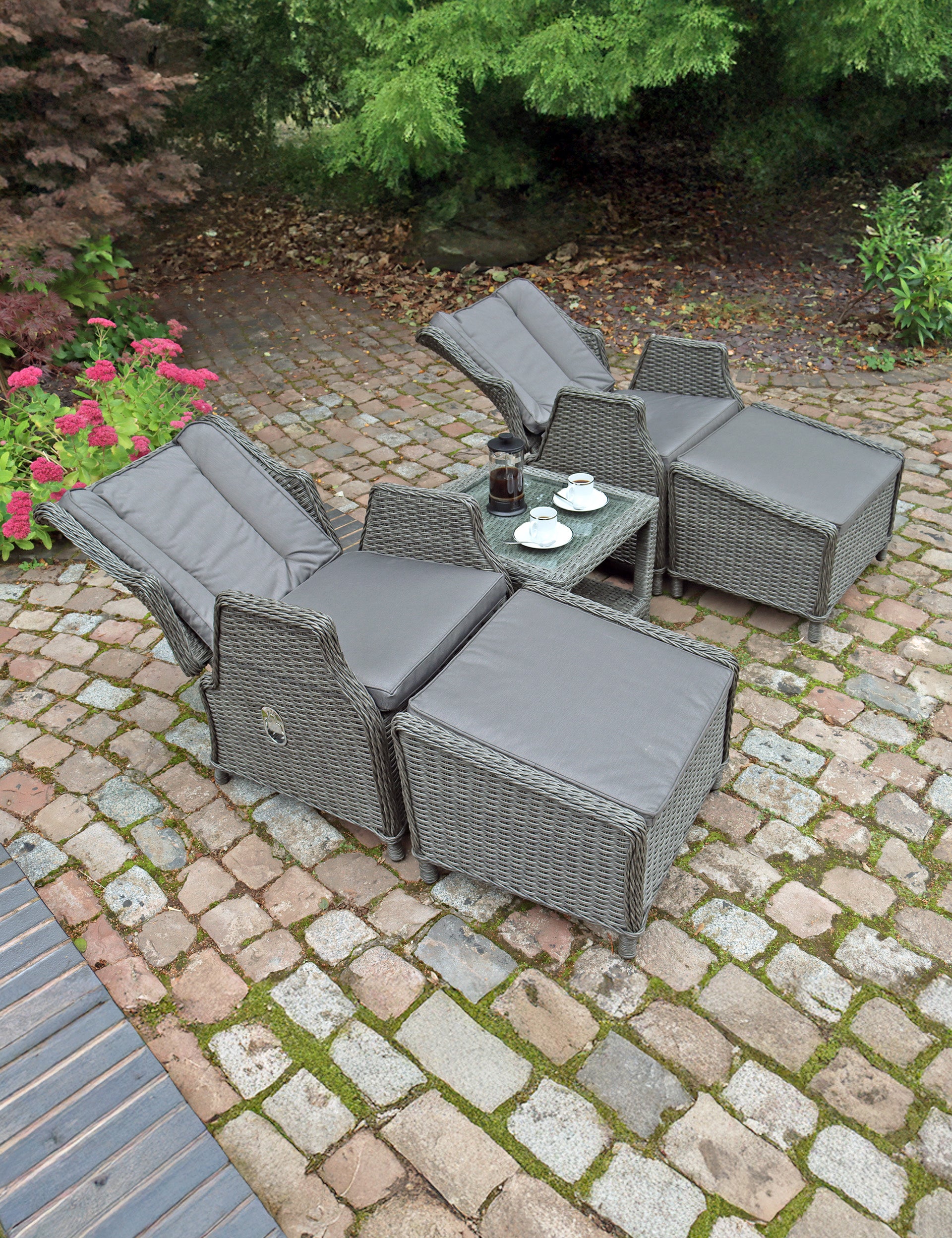 Paris 2 Seater High Back Recliner Comfort Set