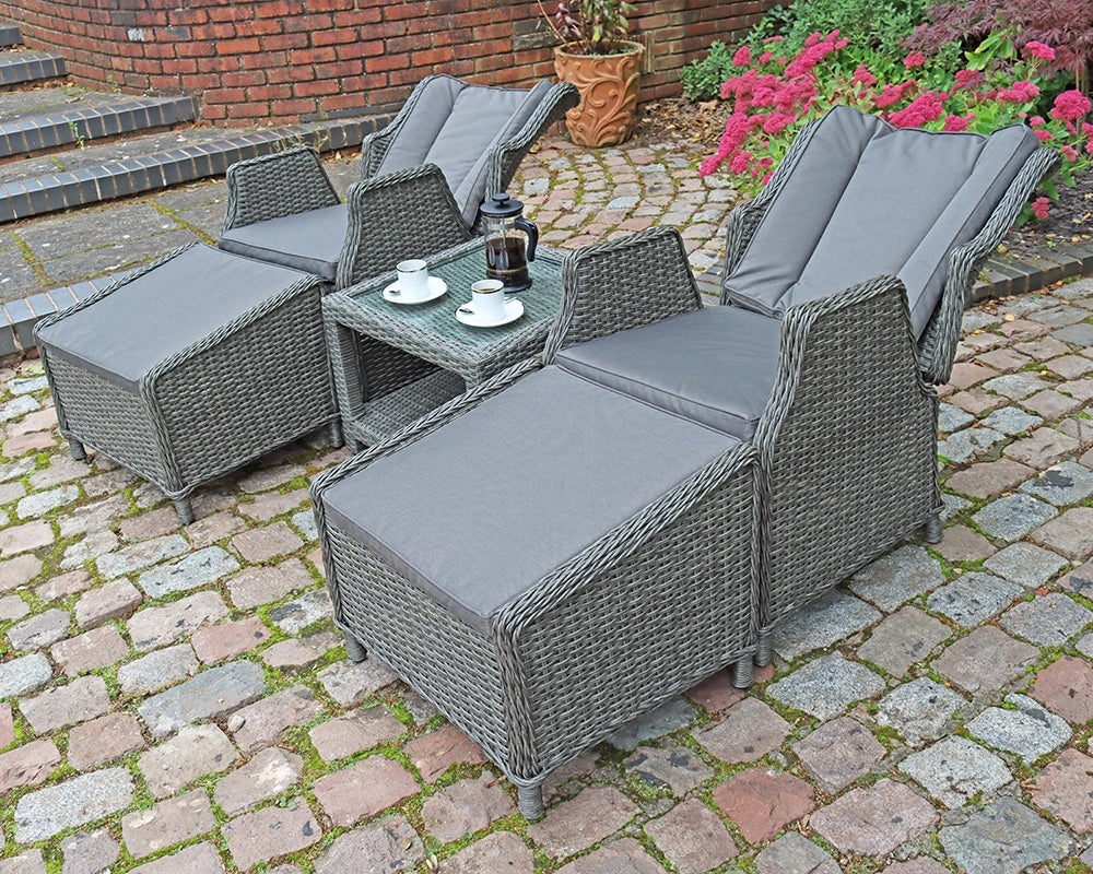 Paris 2 Seater High Back Recliner Comfort Set