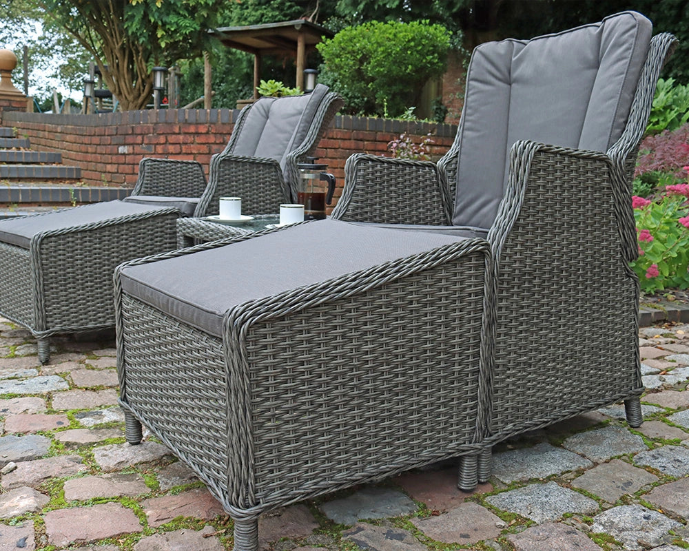 Paris 2 Seater High Back Recliner Comfort Set