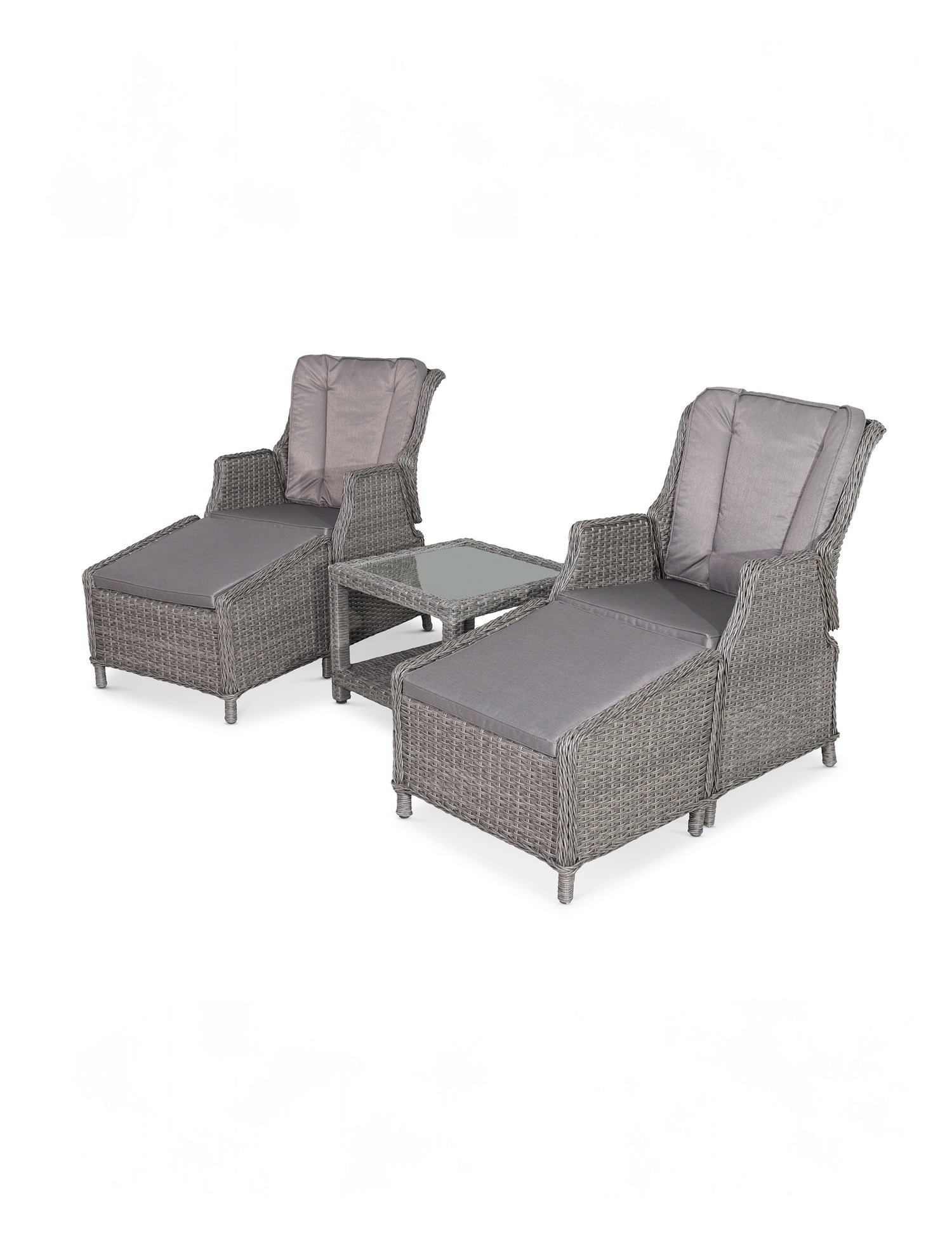 Paris 2 Seater High Back Recliner Comfort Set