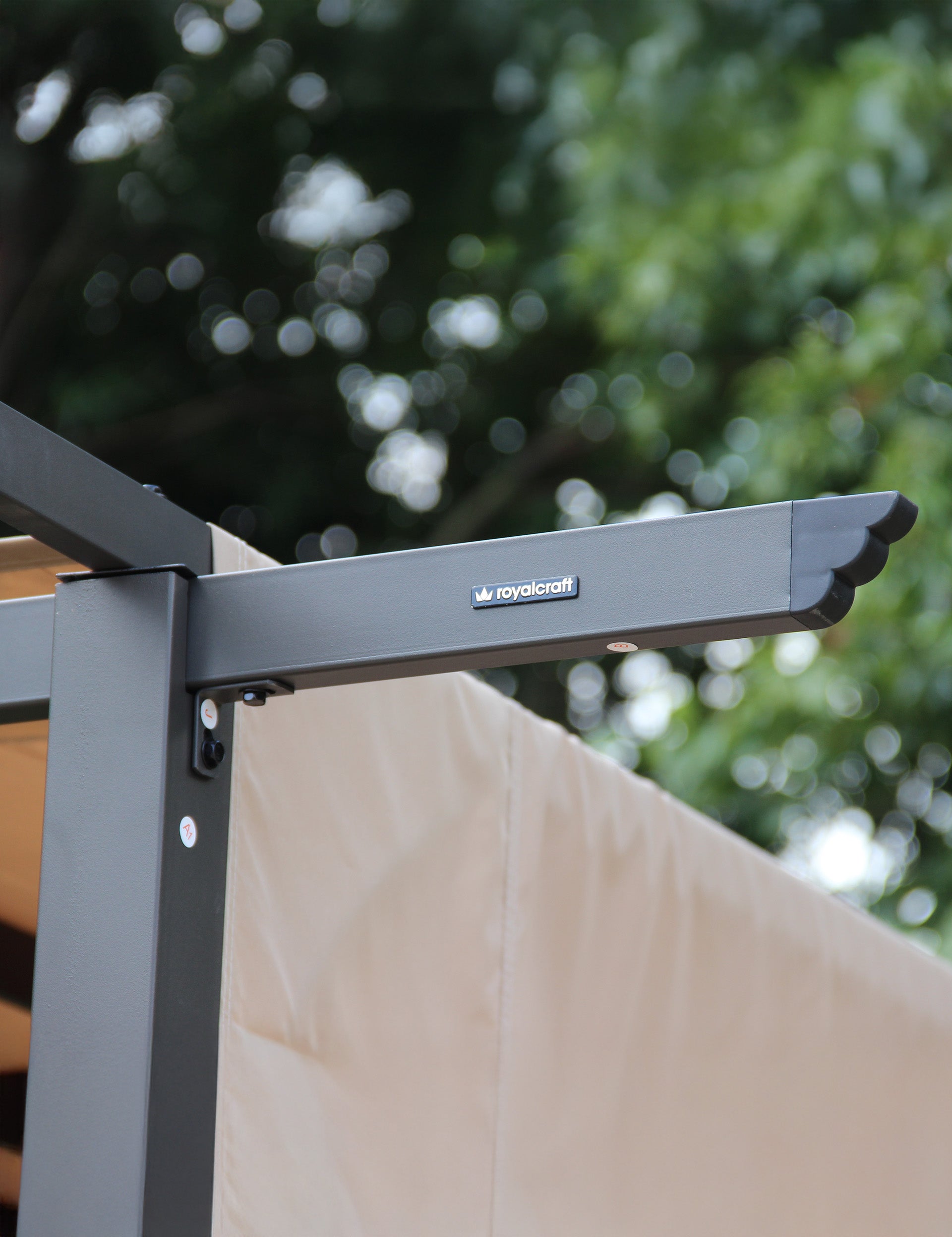 San Remo Pergola Gazebo - Mocha