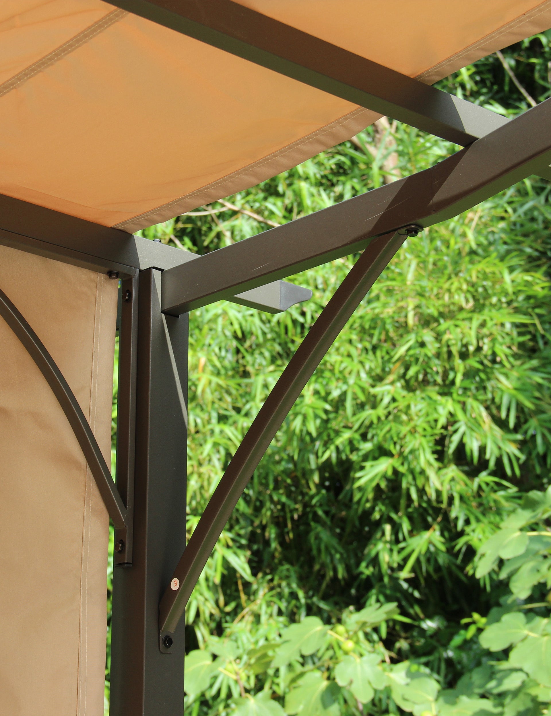San Remo Pergola Gazebo - Mocha
