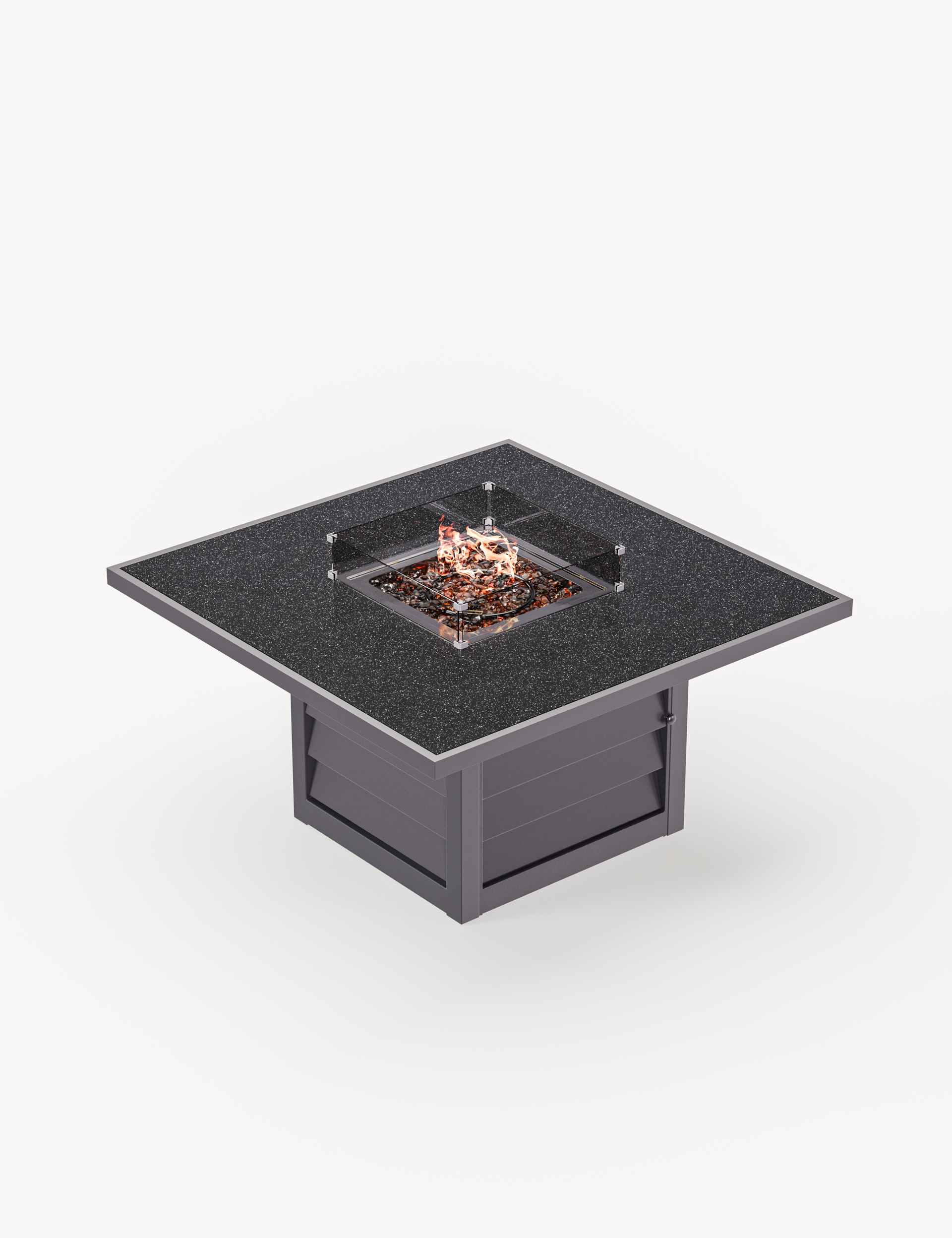 Mayfair Corner Lounging Set with Fire Pit Table and 2 Benches