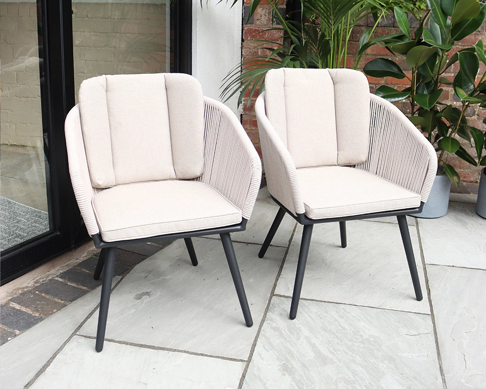 Tuscany 4 Seater Dining Set - Bali Sandstone Chairs
