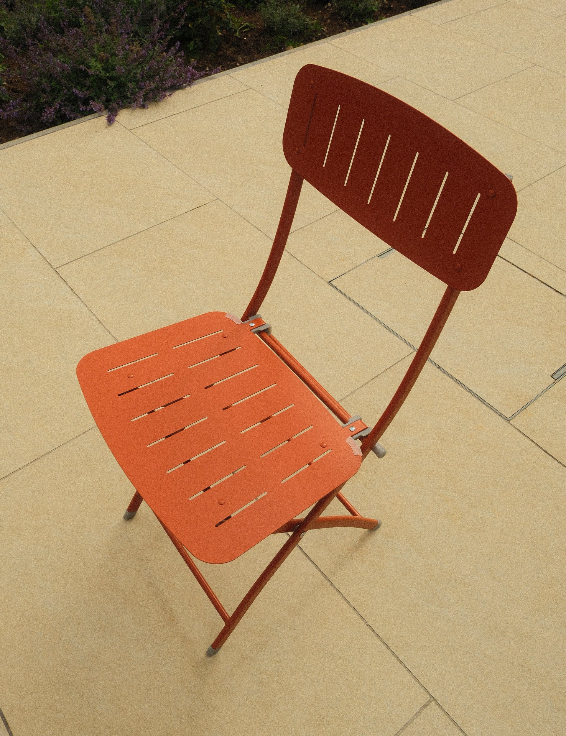 Venice 2 Seater Folding Bistro Set in Cayenne Orange