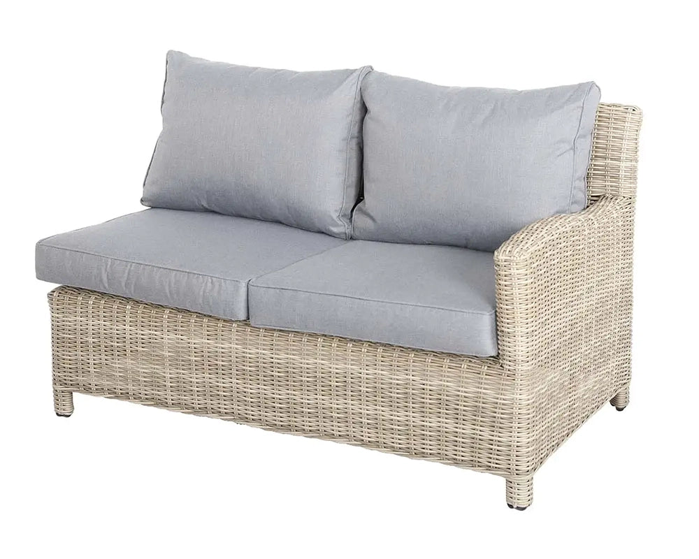 Wentworth 8 Seater Deluxe Modular Corner Dining & Lounging Set with Square Fire Pit Table