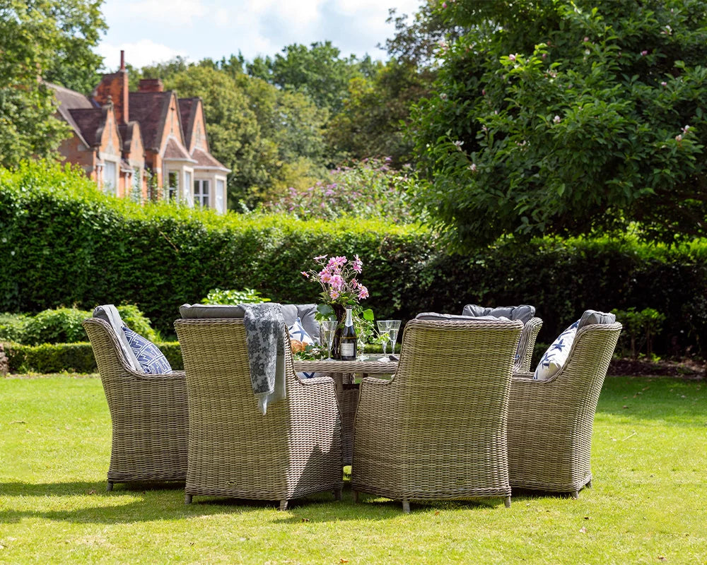 Wentworth dining set get garden gathering ready