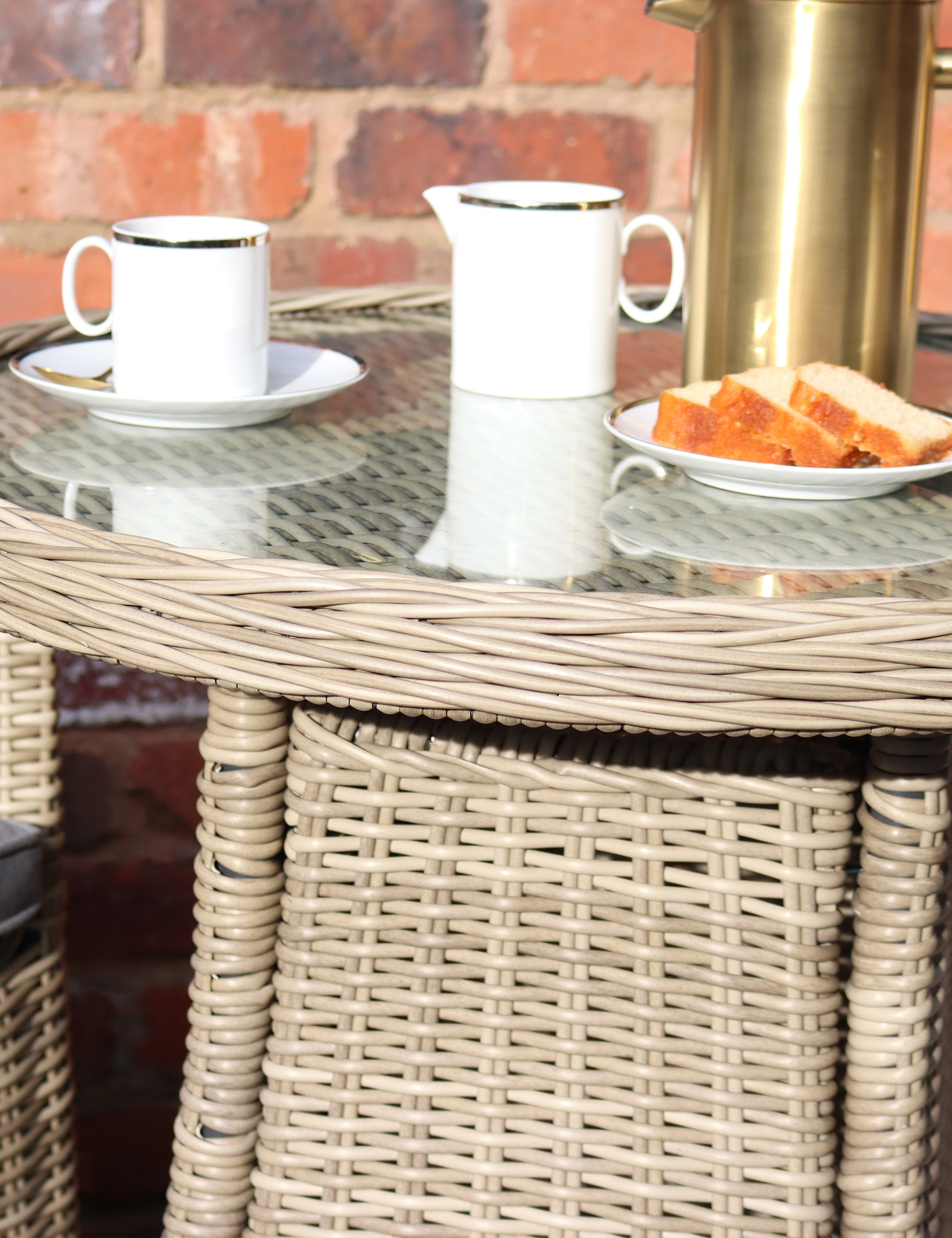 Wentworth 2 Seater Carver Bistro Set