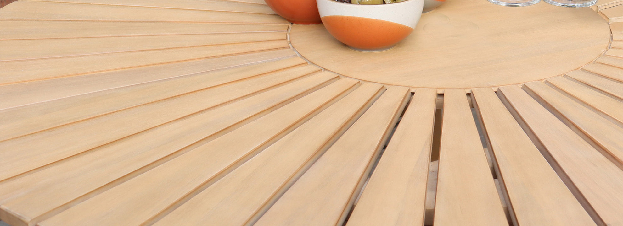 Image of Wooden Garden Tables