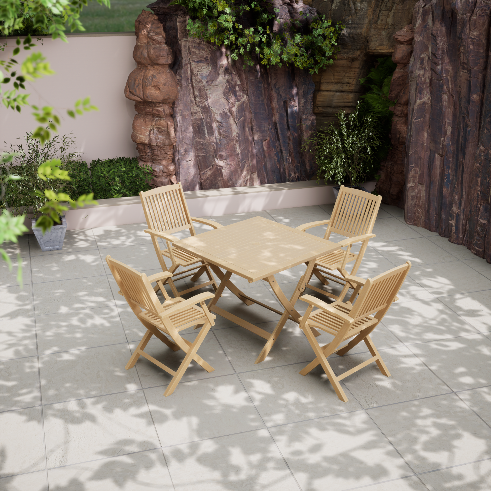 Image of Foldable Garden Furniture Sets