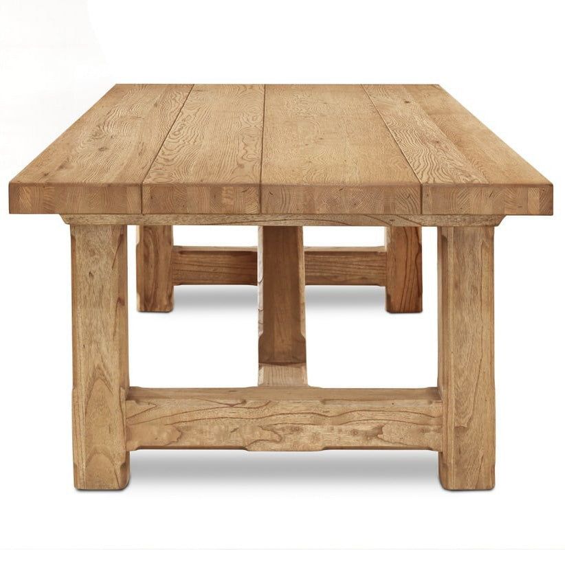 Image of Ironbridge Solid Oak Dining Table - 240cm