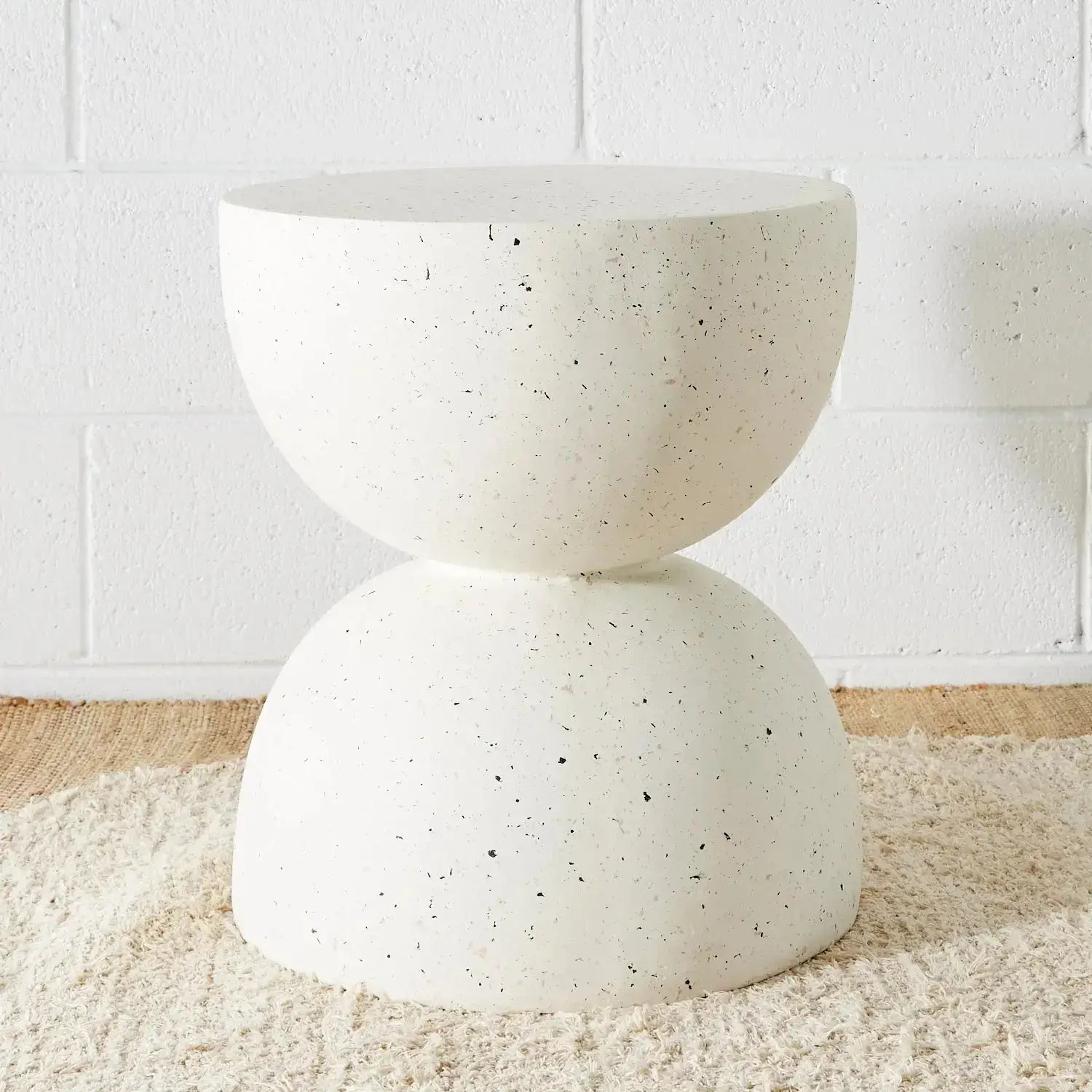 Pedro Terrazzo Look Egg Timer Side Table