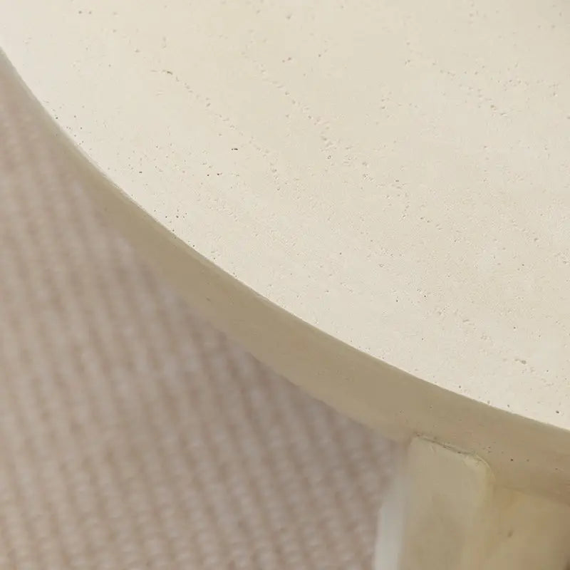 Naples Concrete Look Round Coffee Table