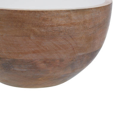 Image of Kara Mango Wood Round Serving Bowl