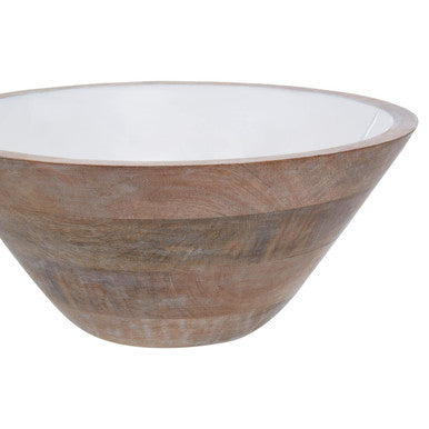 Image of Kara Mango Wood Medium Tapered Bowl