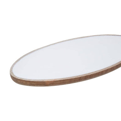 Image of Kara Mango Wood Oval Serving Platter