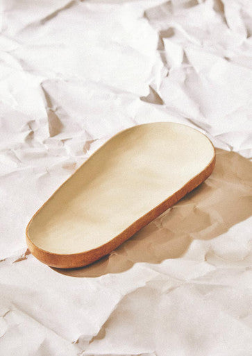 Image of Kara Mango Wood Small Oval Serving Dish