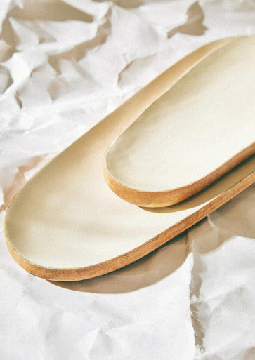 Image of Kara Mango Wood Large Oval Serving Platter
