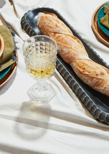 Image of Kara Black Mango Wood Serving Dish