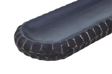 Image of Kara Black Mango Wood Serving Dish