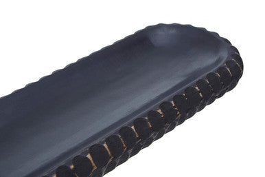 Image of Kara Black Mango Wood Serving Dish