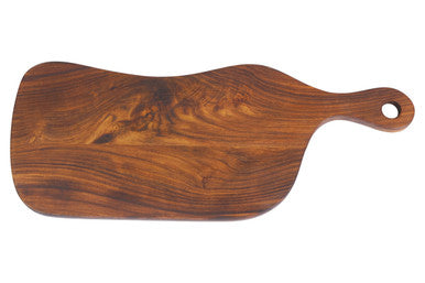 Image of Rosi Tropical Rosewood Serving or Cutting Board in Organic Shape with Natural Finish