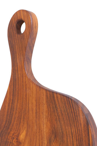 Image of Rosi Tropical Rosewood Serving or Cutting Board in Organic Shape with Natural Finish