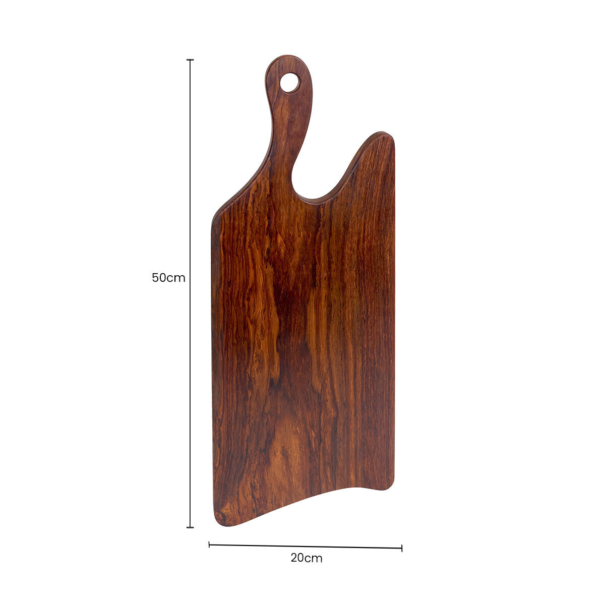 Image of Rosi Tropical Rosewood Serving or Cutting Board in Organic Shape and Natural Finish