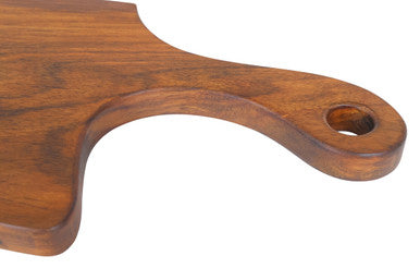 Image of Rosi Natural Finish Tropical Rosewood Serving or Cutting Board in Organic Shape