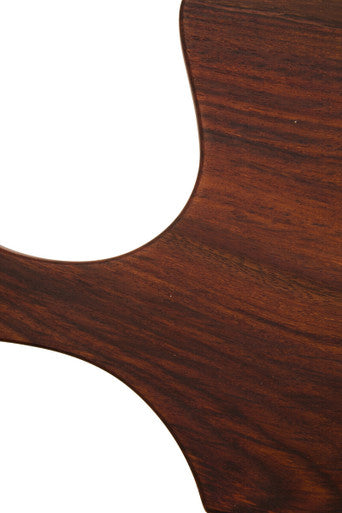 Image of Rosi Natural Finish Tropical Rosewood Serving or Cutting Board in Organic Shape
