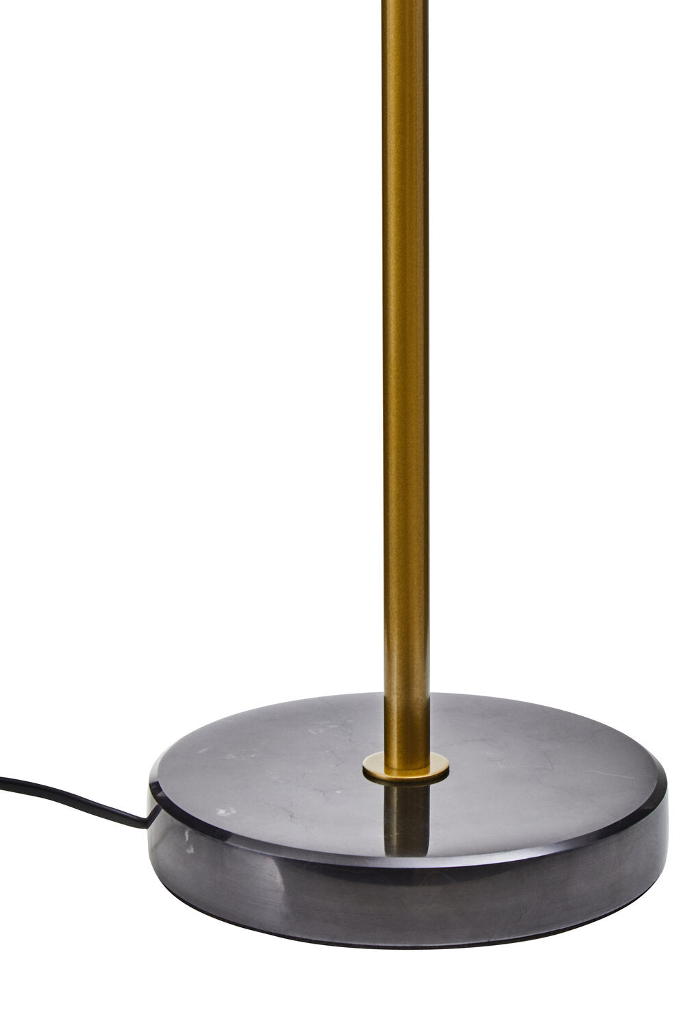 Image of Revive Two Light Gold and Black Marble Table Lamp