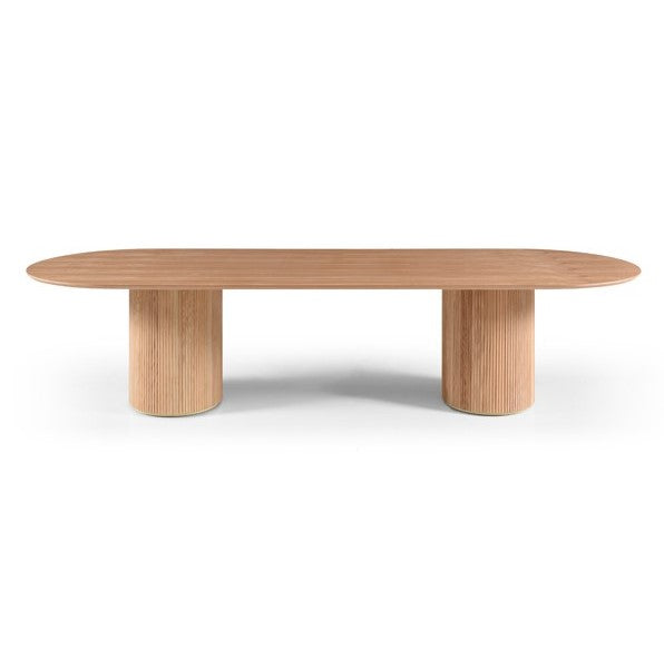 Image of Lantine 320 Dining Table -  Pill Shaped - Ash Oak