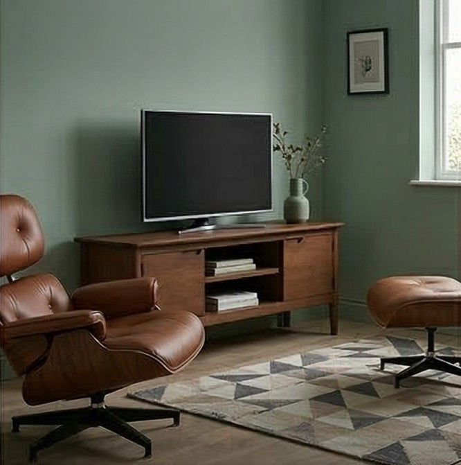 Image of Norway Dark Walnut TV Stand & Media Unit