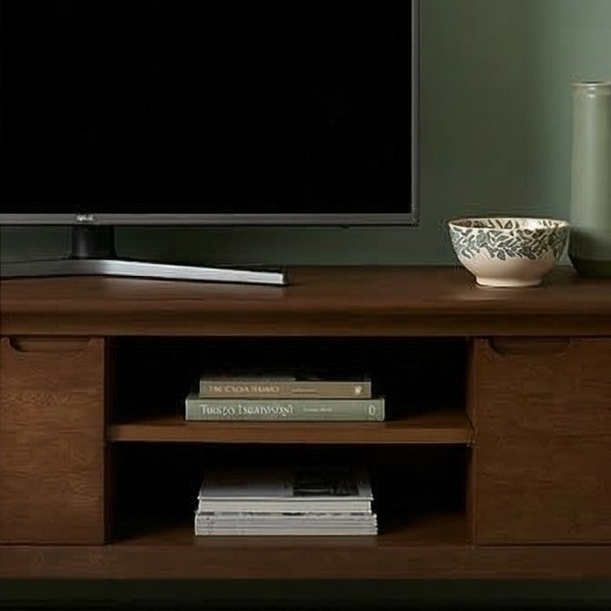 Image of Norway Dark Walnut TV Stand & Media Unit