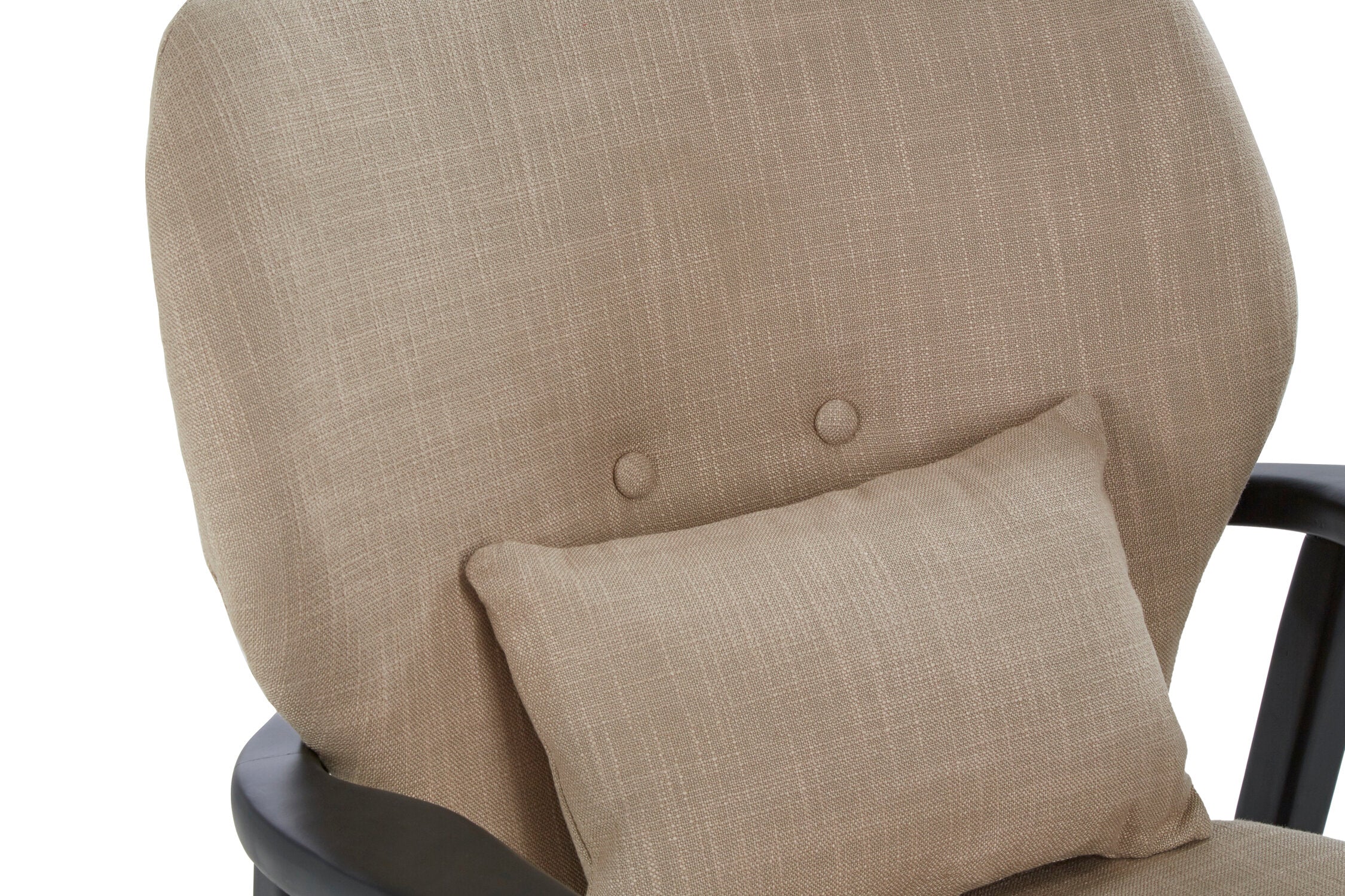 Image of Stockholm Beige Chair With Black Wooden Frame