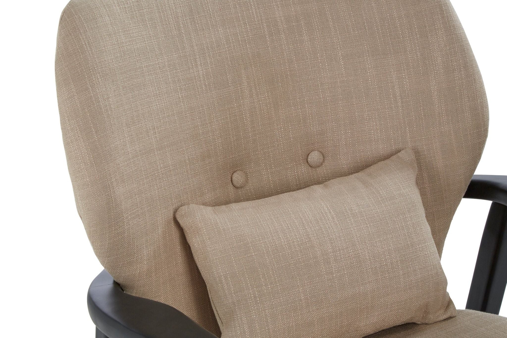 Image of Stockholm Beige Chair With Black Wooden Frame
