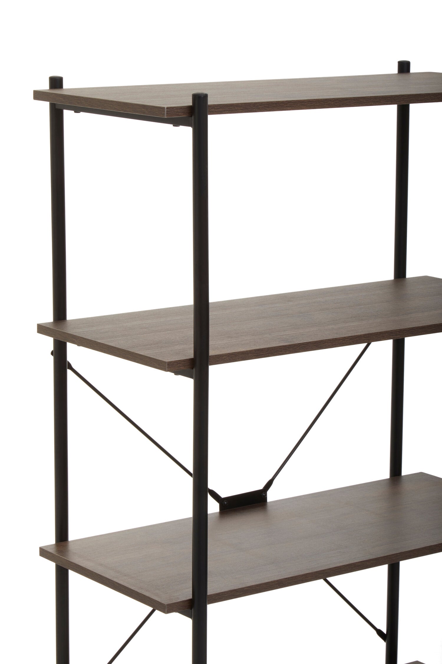 Image of Bradbury Five Tier Dark Oak Shelf Unit