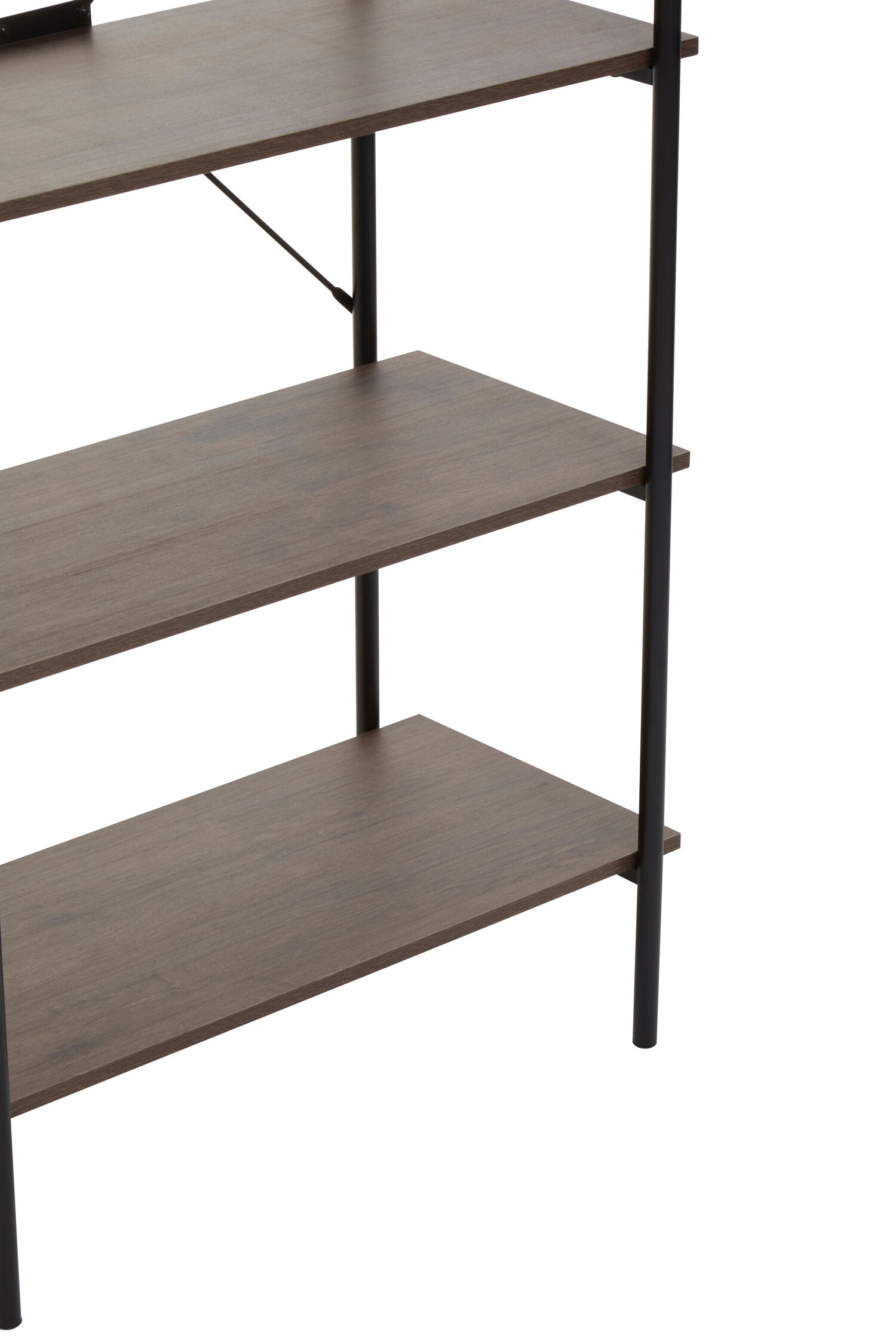 Image of Bradbury Five Tier Dark Oak Shelf Unit